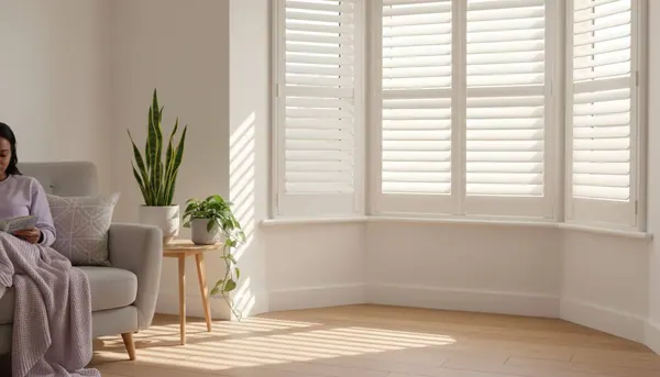 Shutters for bay windows
