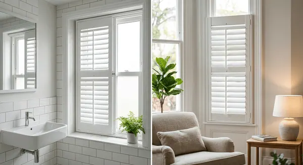 Faux Wood Window Shutters