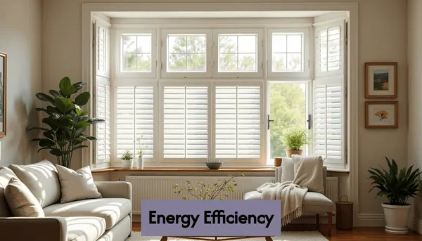 Plantation shutters, the picture for our article Energy Efficiency of Plantation Shutters: 2025 Guide for Homes