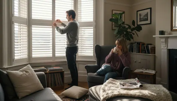 Home lighting with shutters