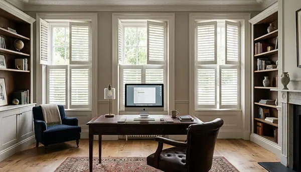 The Home Office: Reducing Glare on Georgian Window Shutters