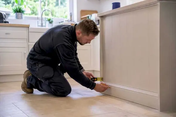 Shutter Installation Around Skirting