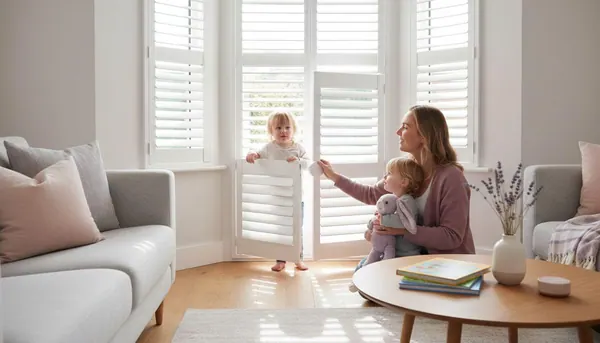 Kids safe window shutters