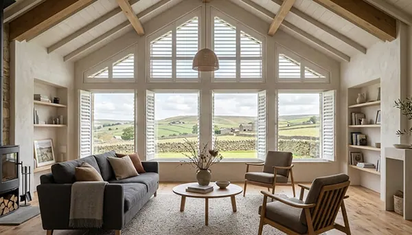 Minimalist rake windows the modern yorkshire trend