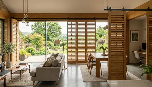 Flexible Room Divider -Patio Shutters West Yorkshire