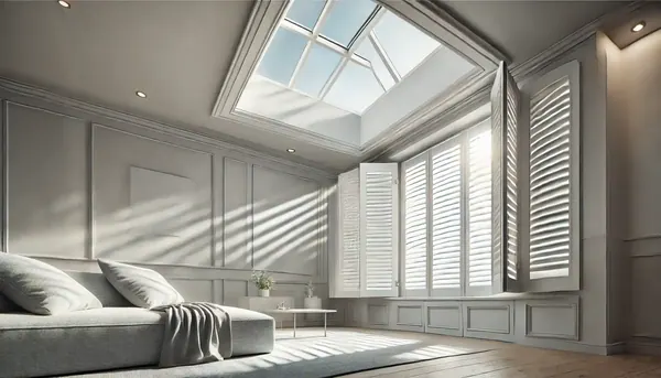Skylight window shutters