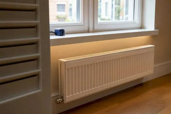 shutter fitting around radiators