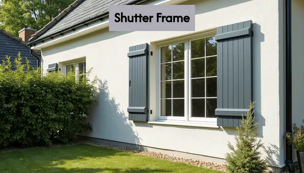 Plantation shutters, the picture for our article Shutter Frame Components Guide 2025: Upgrade Your Windows