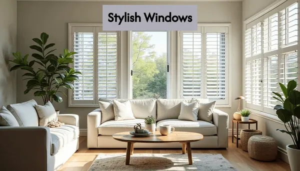 Plantation shutters, the picture for our article Shutter Frame Options: Top Choices for Stylish Windows 2025