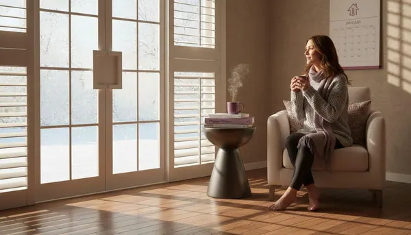 Shutters keep the heat in