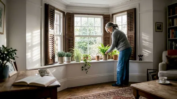 victorian bay window shutters