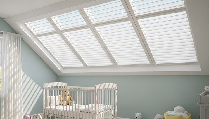 Skylight Shutters Near Me Safe and Stylish Nursery Window Décor