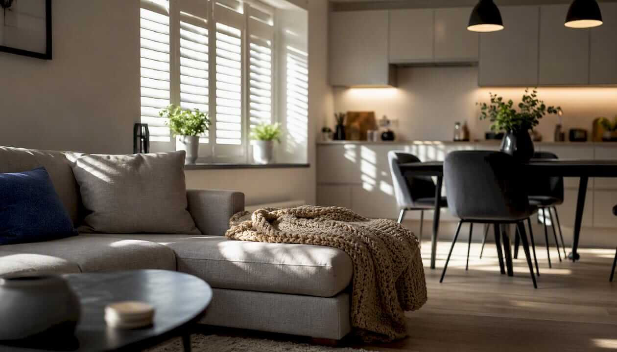 Shutters for open plan homes