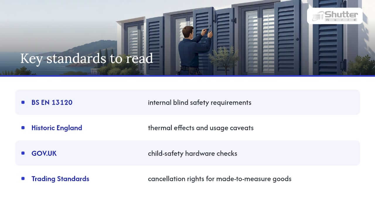 shutter magnets and closures Key guidance and standards to read next — overview diagram